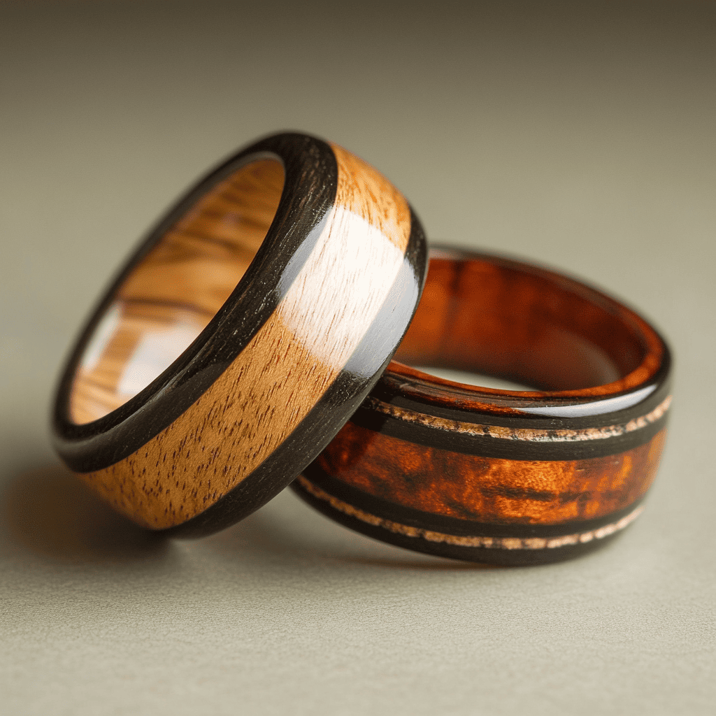 wooden rings